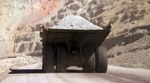 Se envió yeso, caliza, dolomita y cemento a Chile.